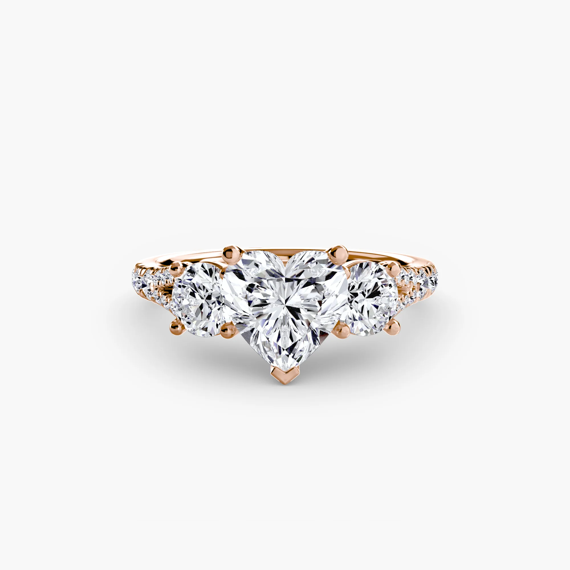 Three-Stone with Pavé Band 3 - Image 58
