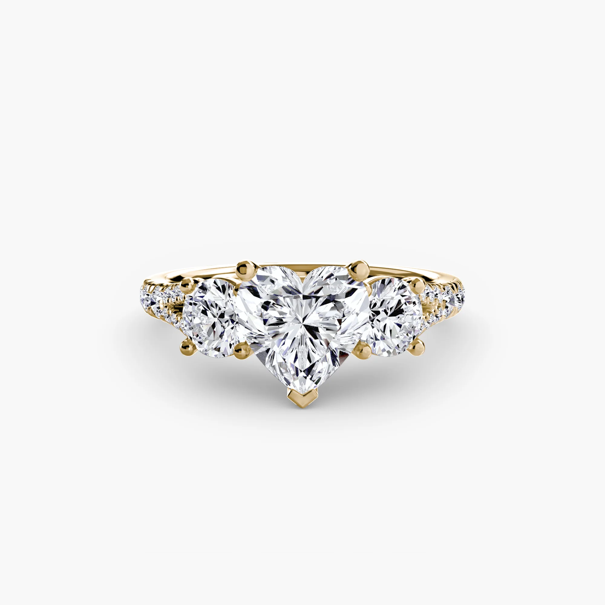 Three-Stone with Pavé Band 3 - Image 78