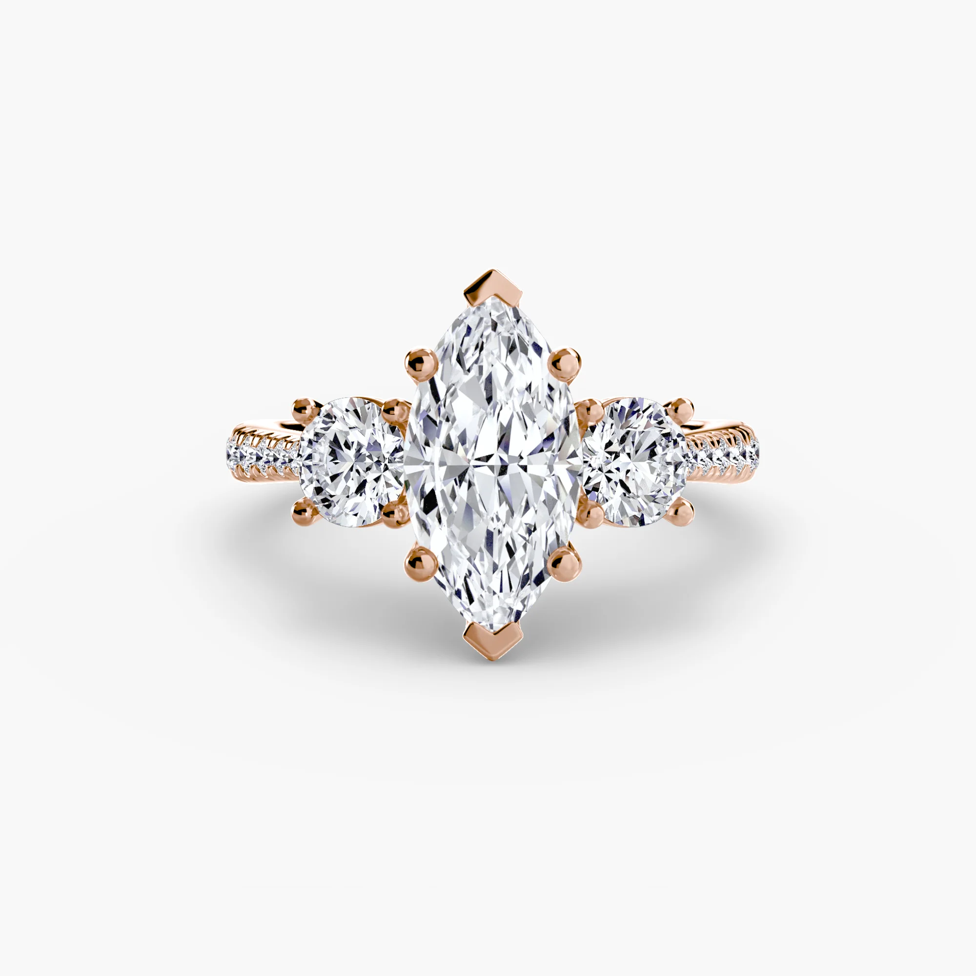 Three-Stone with Pavé Band - Image 61