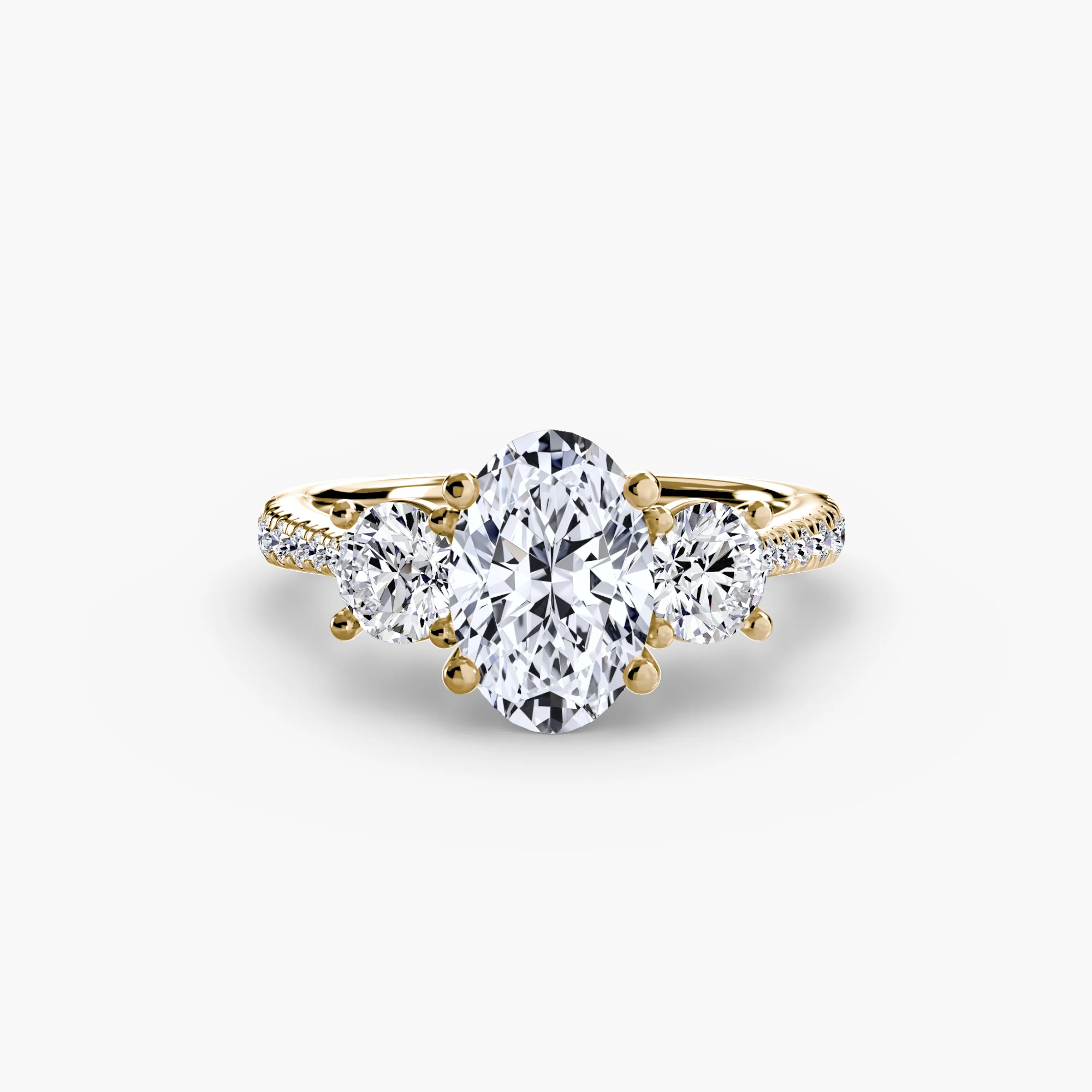 Three-Stone with Pavé Band - Image 75