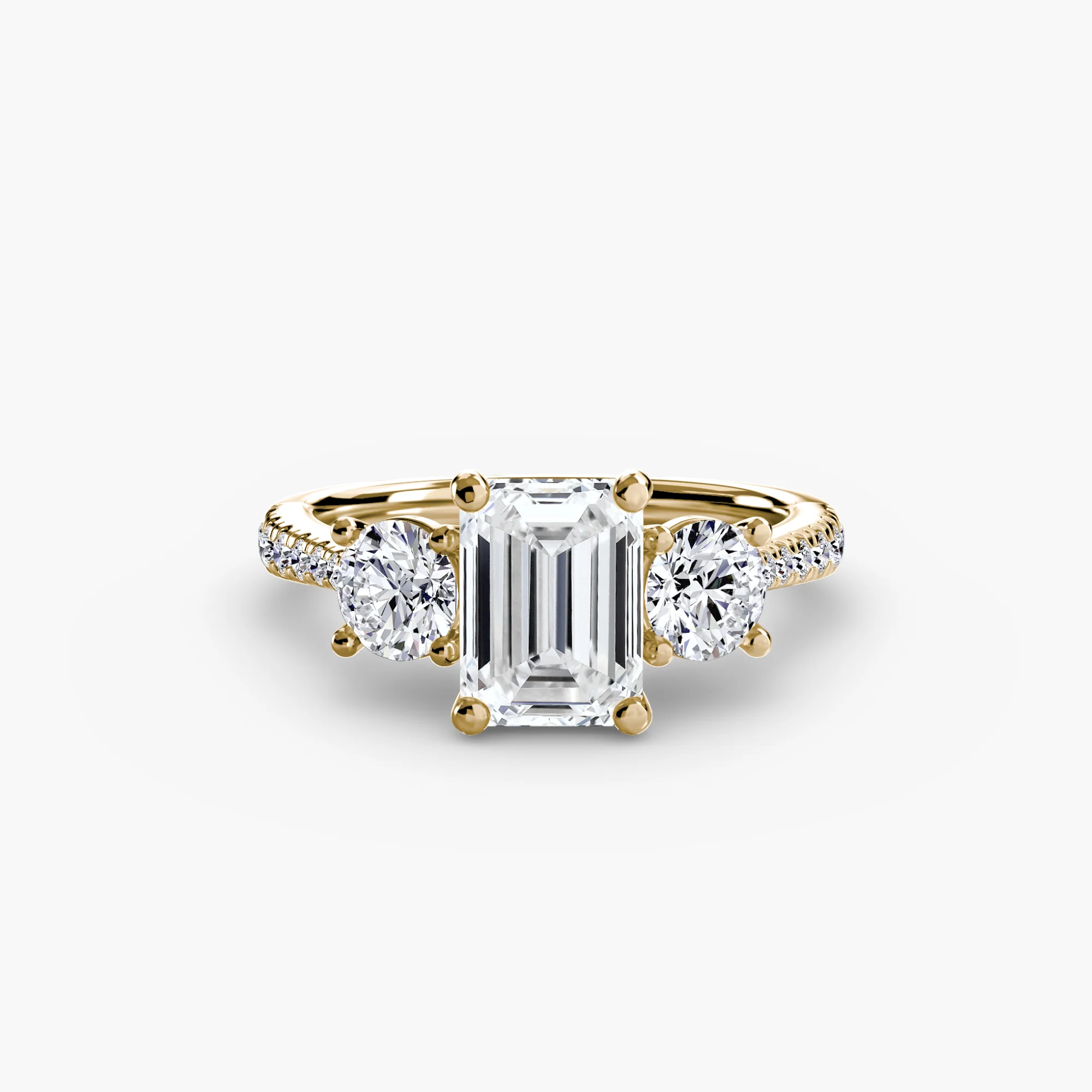 Three-Stone with Pavé Band - Image 77