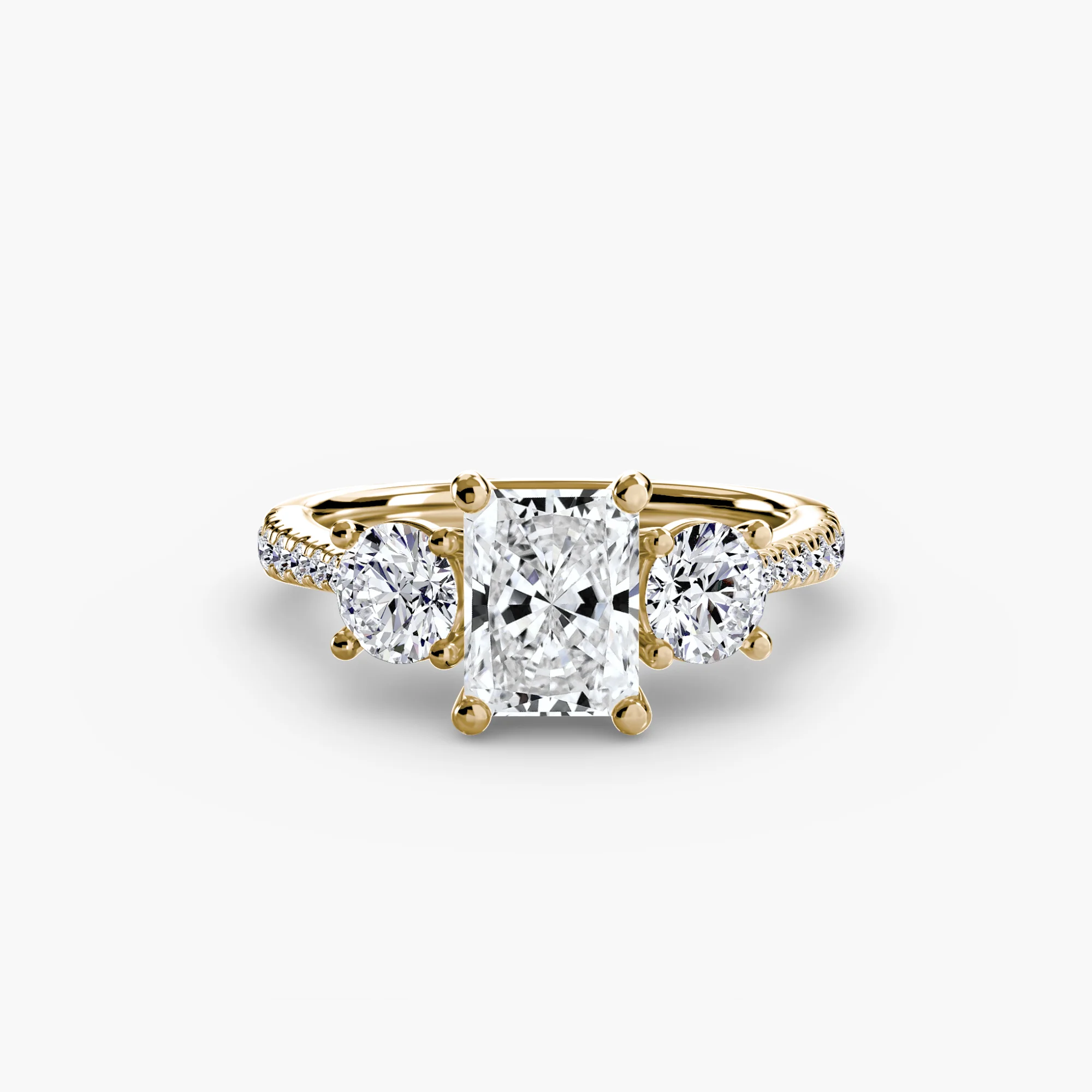 Three-Stone with Pavé Band - Image 79