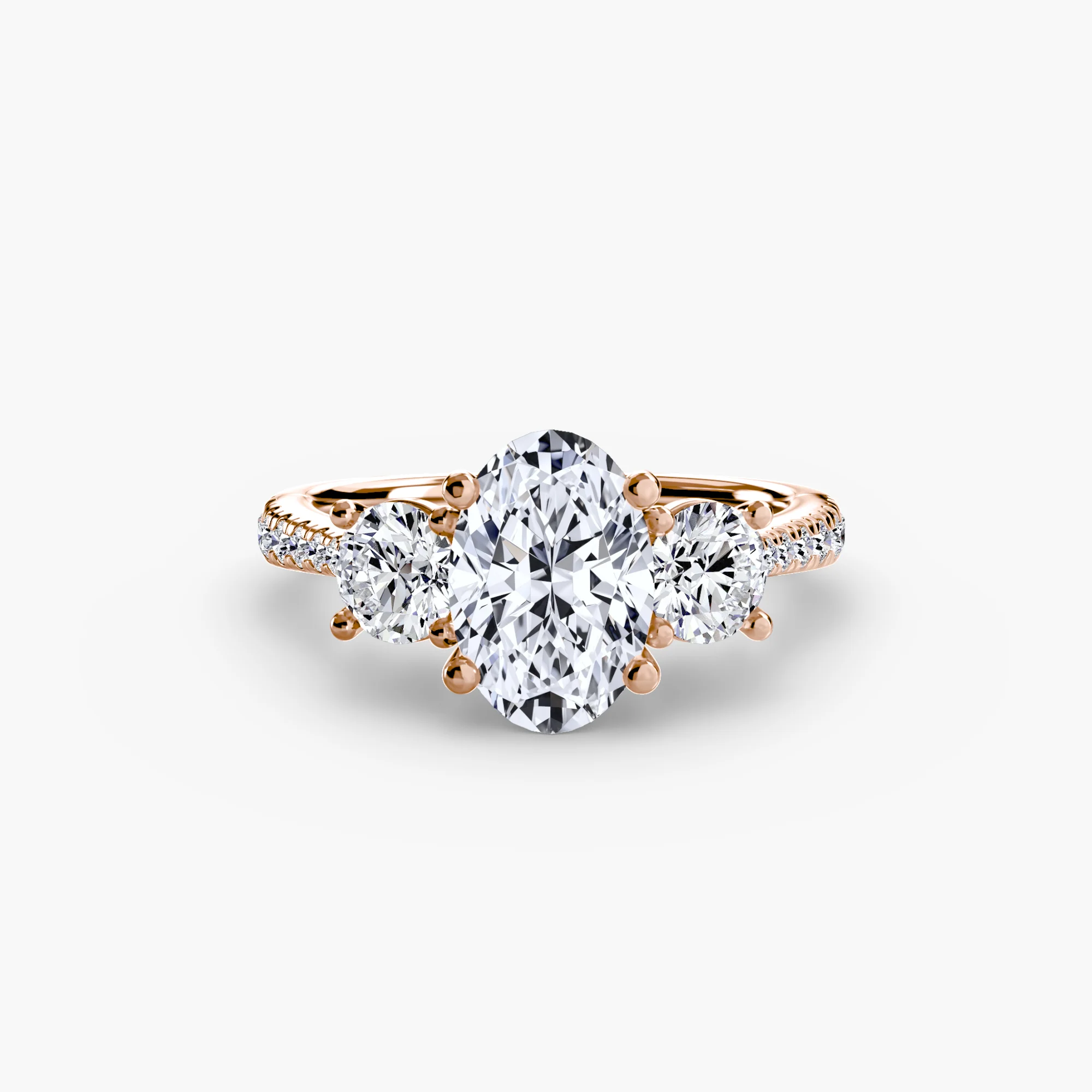 Three-Stone with Pavé Band - Image 85
