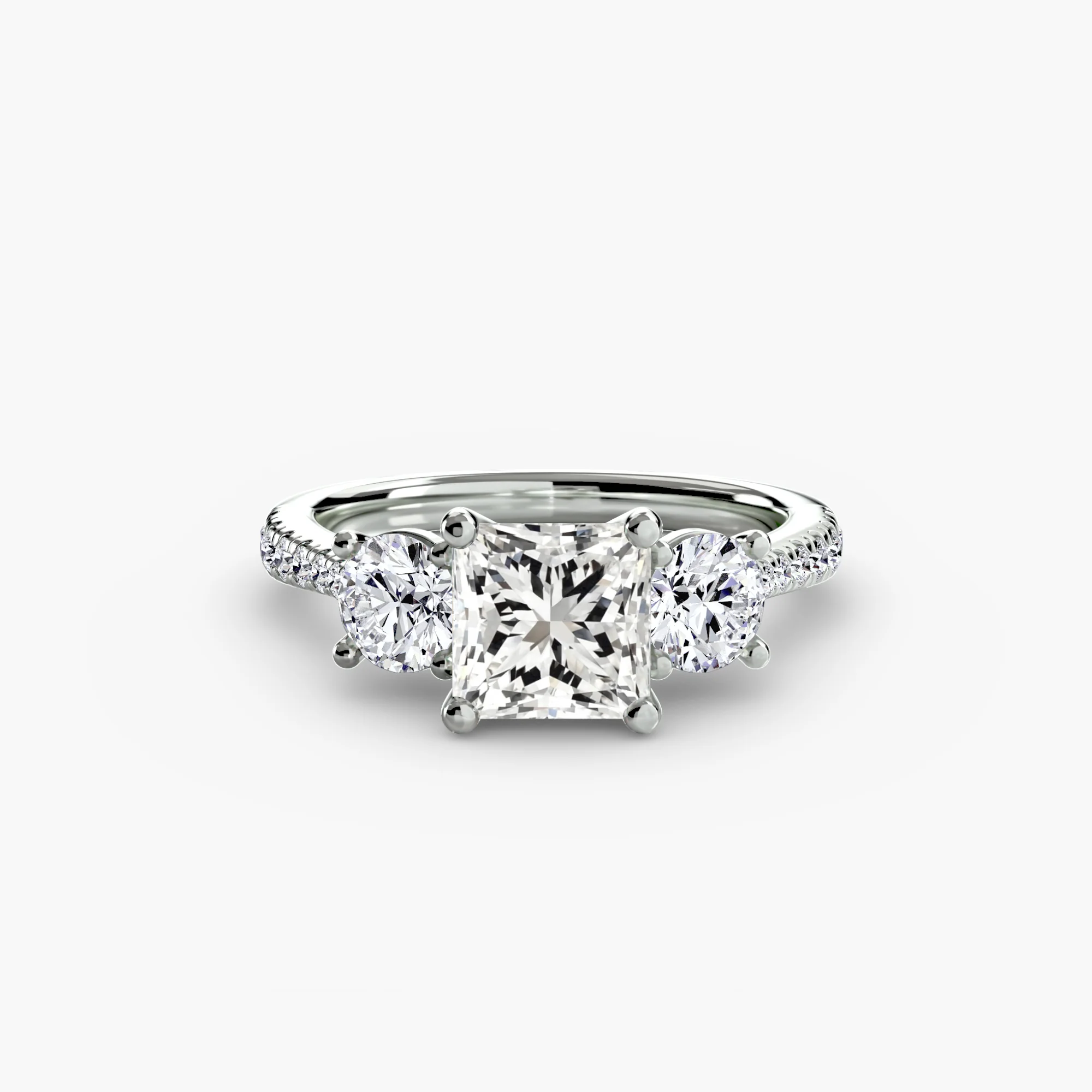 Three-Stone with Pavé Band - Image 93