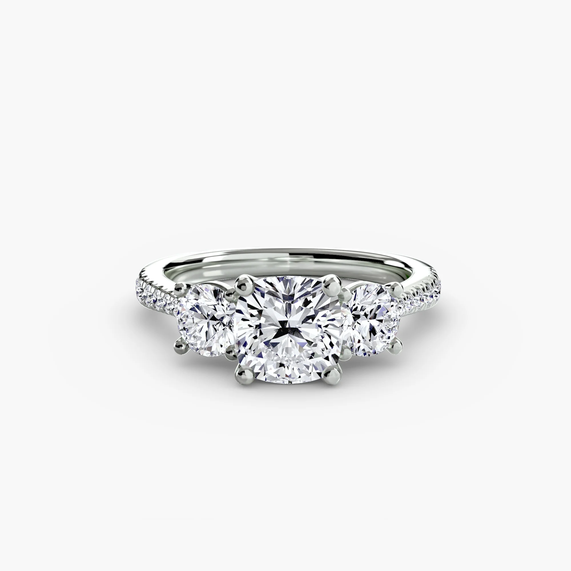 Three-Stone with Pavé Band - Image 94